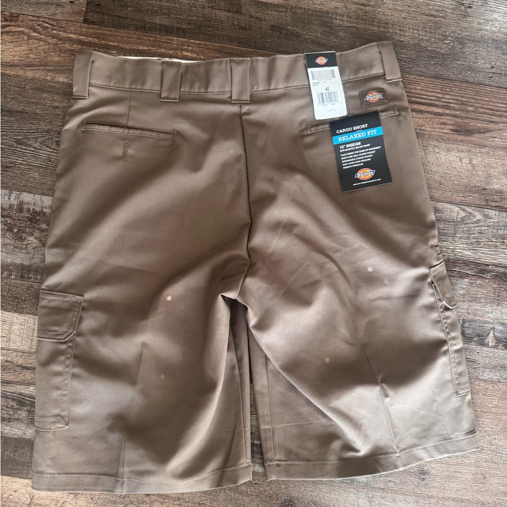 Dickies Men's Mushroom Brown Cargo Shorts